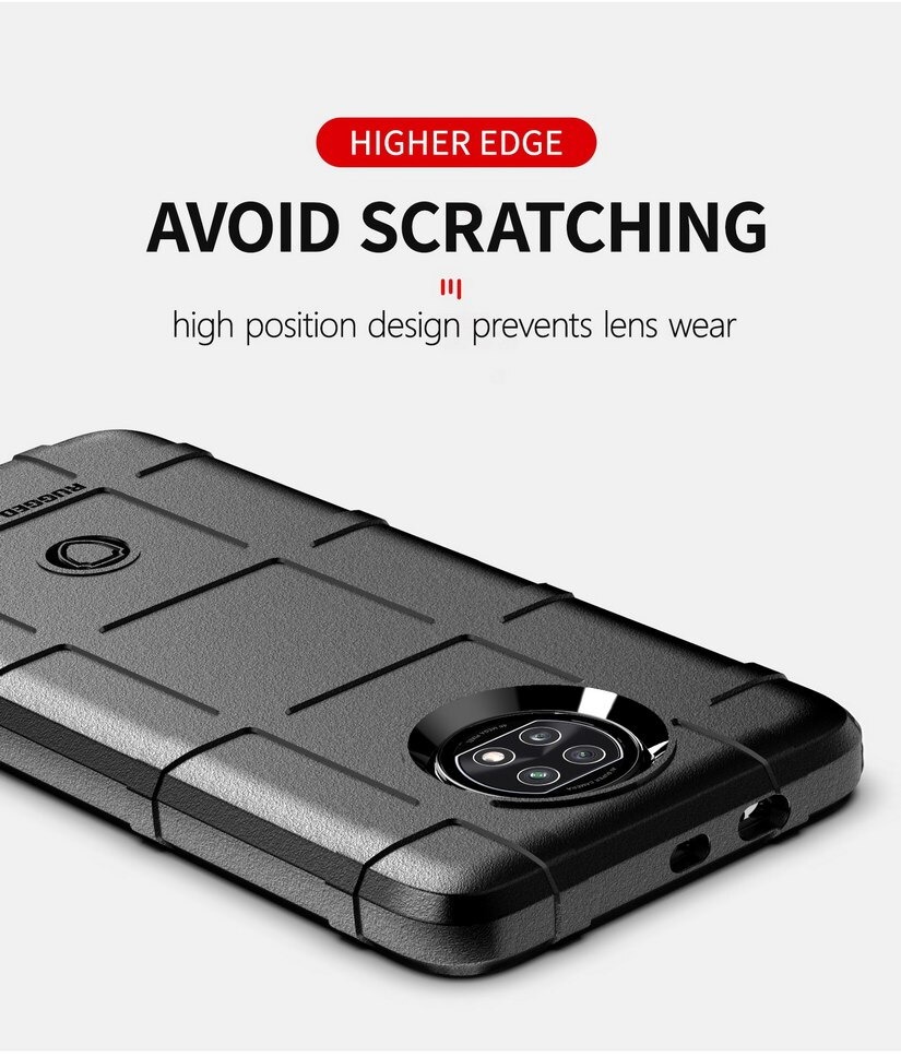 Case Redmi Note 9T 5G #เคสฝาหลัง Rugged Shield Series Soft Silicone Shock Absorption Matte กันกระแทก