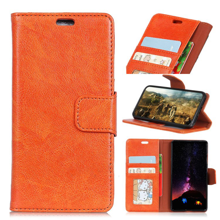เคส Huawei P30 Lite #เคสฝาพับหนังแยกคุณภาพดี Textured Split Leather เคสคุณภาพดีราคาถูก