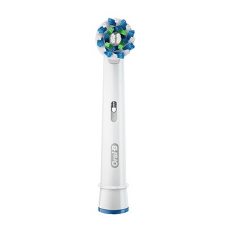 Oral-B® Cross Action® Replacement Brush Heads Refill White EB50-3, EB50-4 สีขาว 3 ชิ้น/แพ็ค, สีขาว 4 ชิ้น/แพ็ค หัวแปรงสีฟันไฟฟ้า สีขาว
