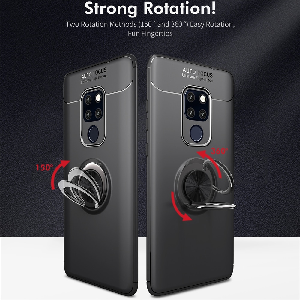 เคส Huawei Mate 20 TPU #เคสฝาหลังมีแหวนสวมนิ้ว Finger Ring Kickstand (Built-in แผ่นโลหะ)