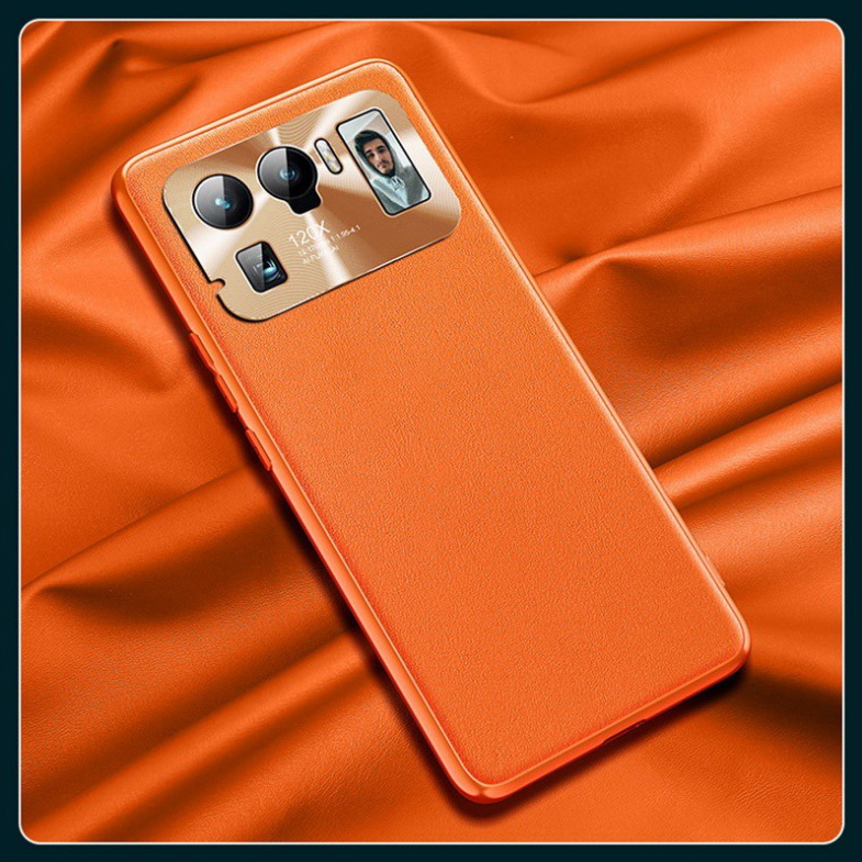 เคส Xiaomi Mi 11 Ultra #เคสแบบฝาหลัง TPU เคลือบหนัง PU Leather Cases Soft Matte Shockproof