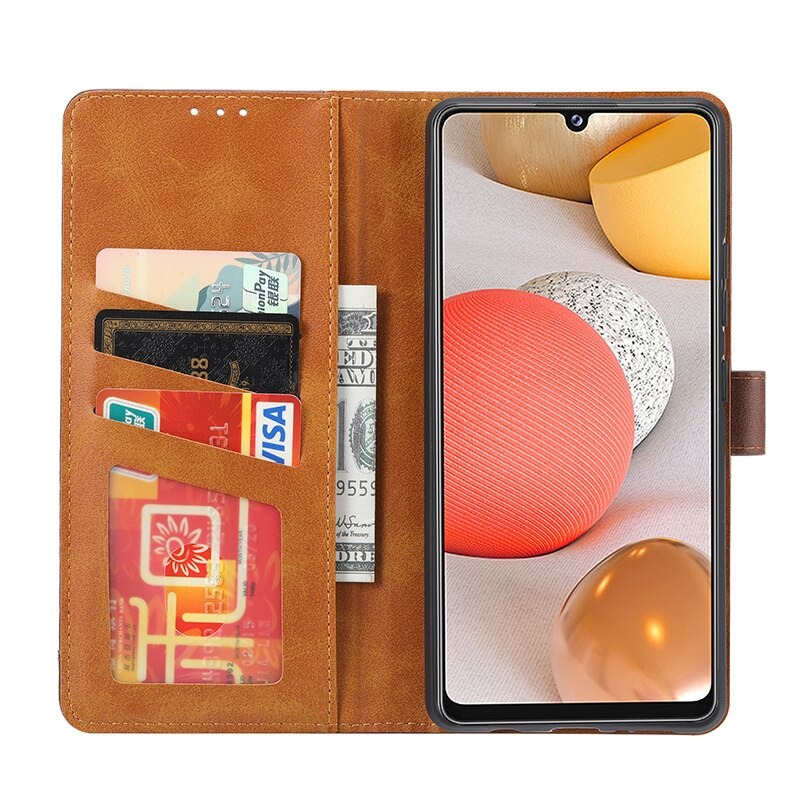 เคส iPhone 13 Pro Max#เคสฝาพับหนัง PU สไตล์กระเป๋าสตางค์พร้อมช่องใส่การ์ด Multi-Card Slots Wallet Casing PU Leather Case Magnetic Buckle Book Flip Cover