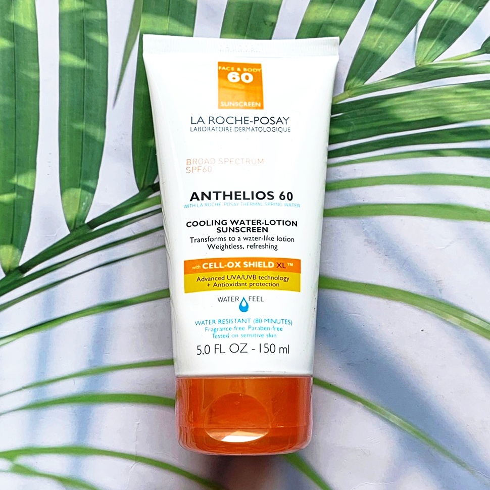 La Roche-Posay® Anthelios 60 Cooling Water Lotion Sunscreen for Body & Face SPF 60, 150 ml ลาโรช-โพเซย์ แอนเทลิโอส ครีมกันแดด สำหรับผิวหน้า