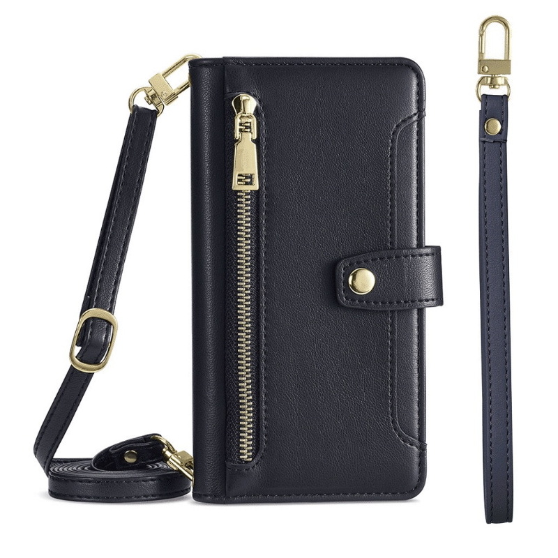 เคส realme 10 Pro Plus 5G#เคสฝาพับหนัง PU แบบกระเป๋าสตางค์ Zipper Wallet Leather Flip Case