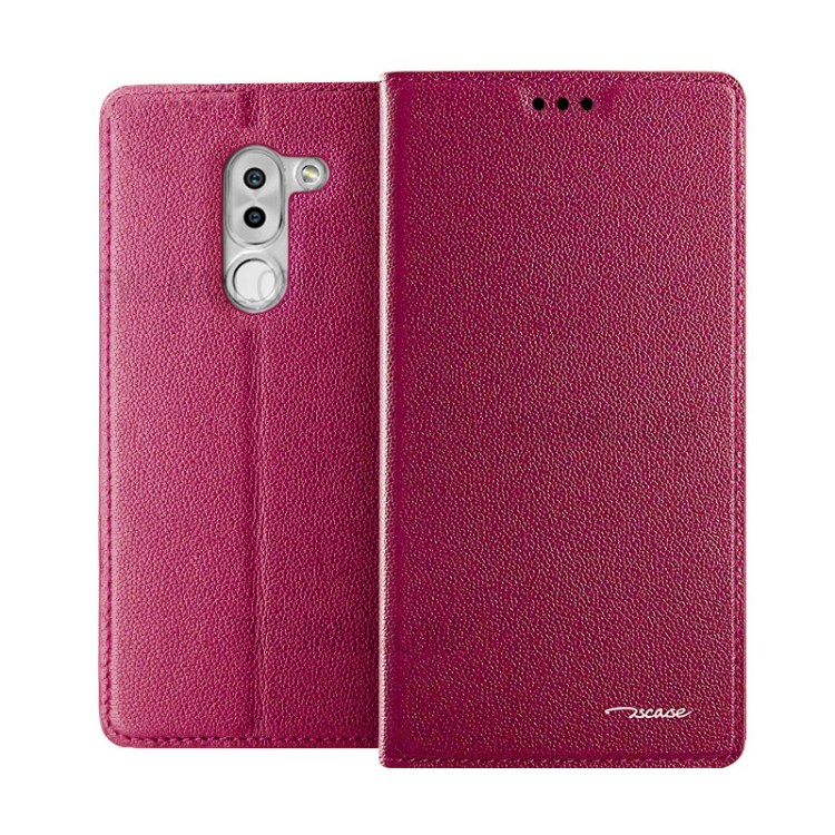 Case Huawei GR5 2017 เคสฝาพับหนังแท้ TSCASE