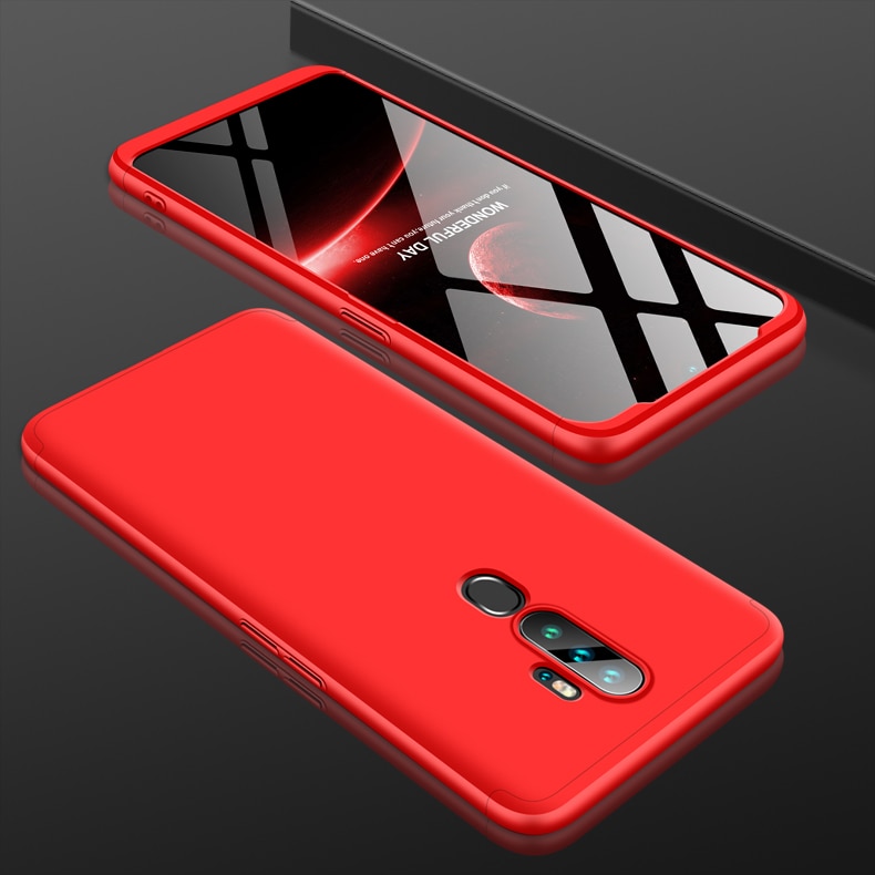 เคส OPPO A9 (2020)/A5 (2020) #เคสฝาหลังพลาสติกแข็ง Detachable All-wrapped Matte แยกชิ้นได้