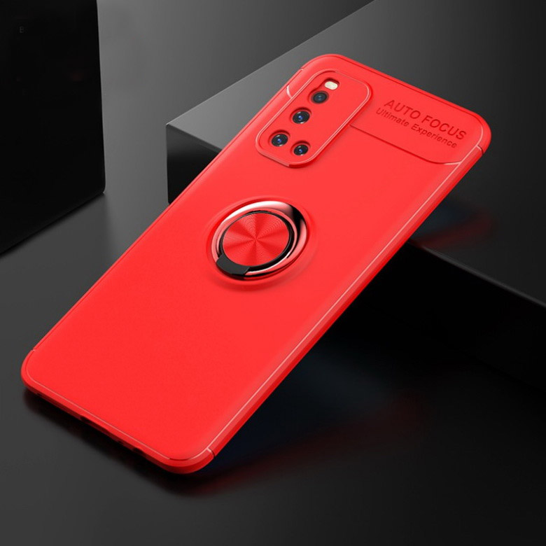 Case Vivo V19 #เคสฝาหลัง TPU มีแหวนสวมนิ้ว Rotate Finger Ring Back Cover Soft Silicone Phone Casing