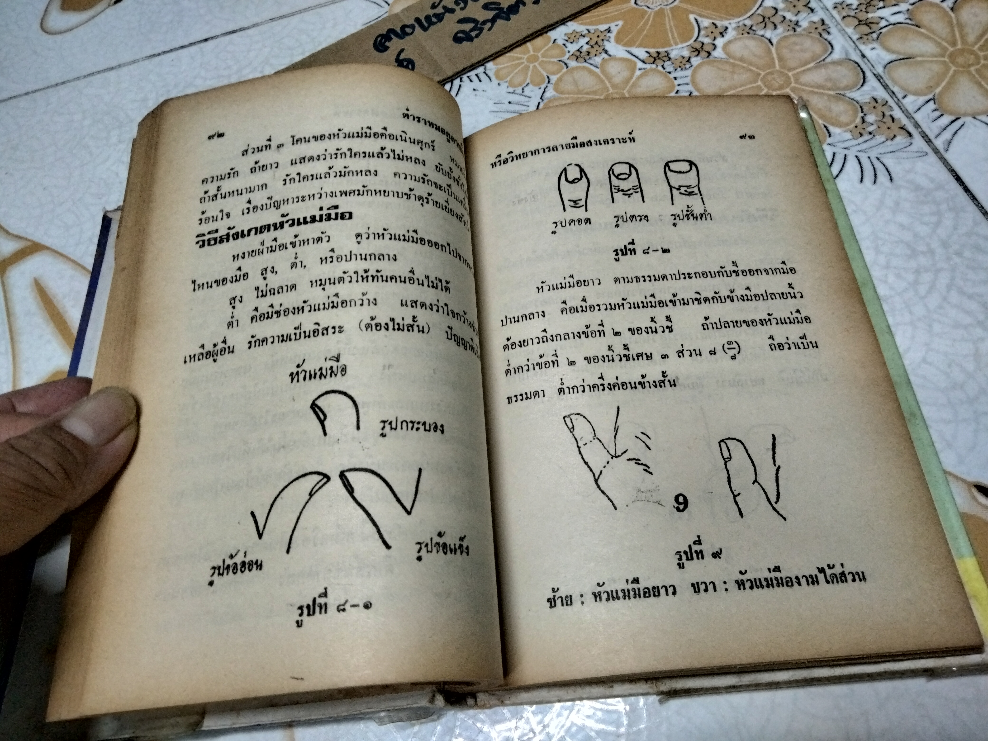 ตำราหมอดูลายมือ วิทยาการลายมือสงเคราะห์ โดย พันตรี หลวงเสนานิติการ (ยง บุนนาค)