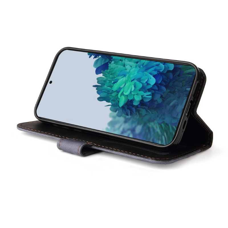 เคส Samsung Galaxy A13 5G #เคสฝาพับ แบบฝาพับสไตล์วินเทจแบบกระเป๋าสตางค์ Luxury Wallet Flip Phone Case