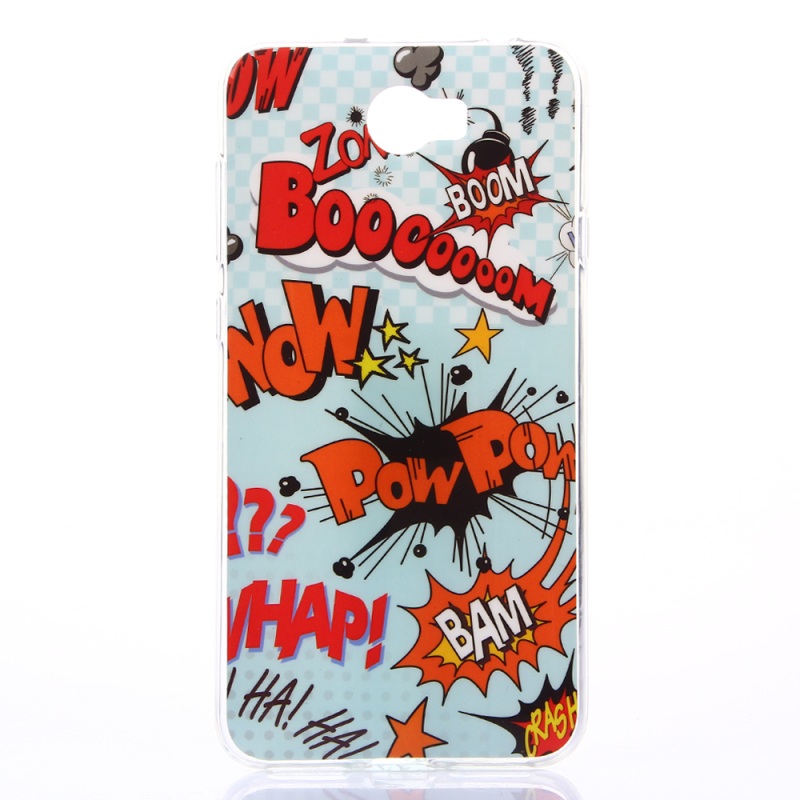 Case Huawei Y5II/Y5 เคสฝาหลัง TPU พิมพ์ลายรูปแบบที่ทันสมัย