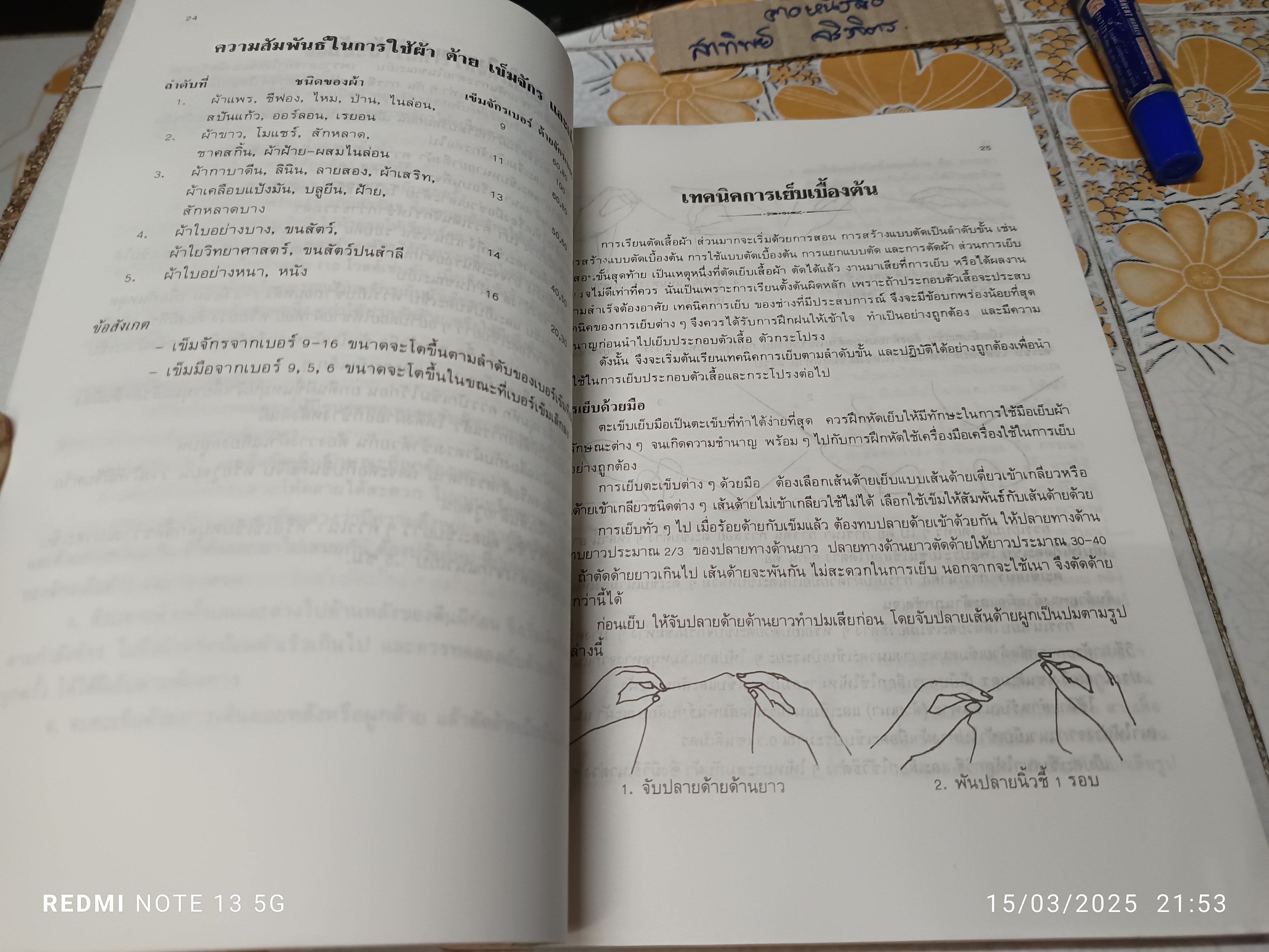 ตำราตัดเสื้อสตรี โดย อ.พยุง วงศ์ศศิธร **ทำปกขึ้นเอง ปกเดิมไม่มี **สินค้าหมด**