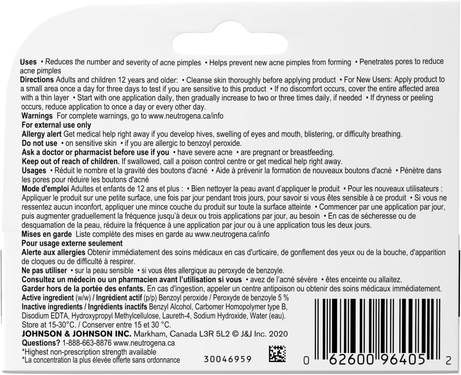 Neutrogena® Rapid Clear Stubborn Acne Spot Gel Maximum Strength 28 g เจลแต้มสิว นูโทรจีน่า