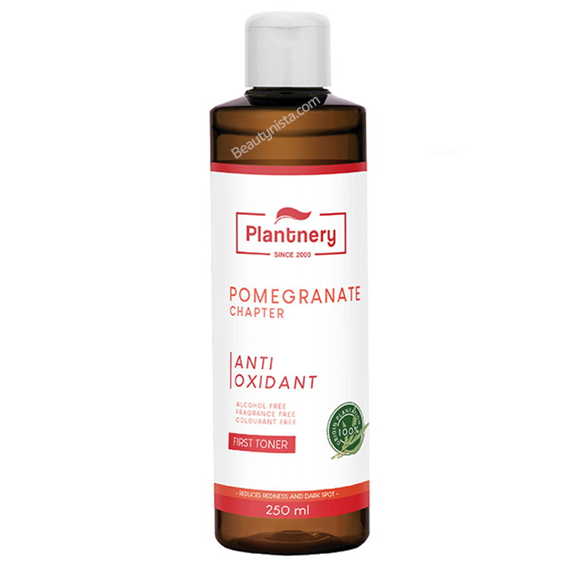 Plantnery Pomegranate First Toner 250ml. โทนเนอร์ทับทิม ช่วยลดเลือนรอยดำรอยแดงจากสิว