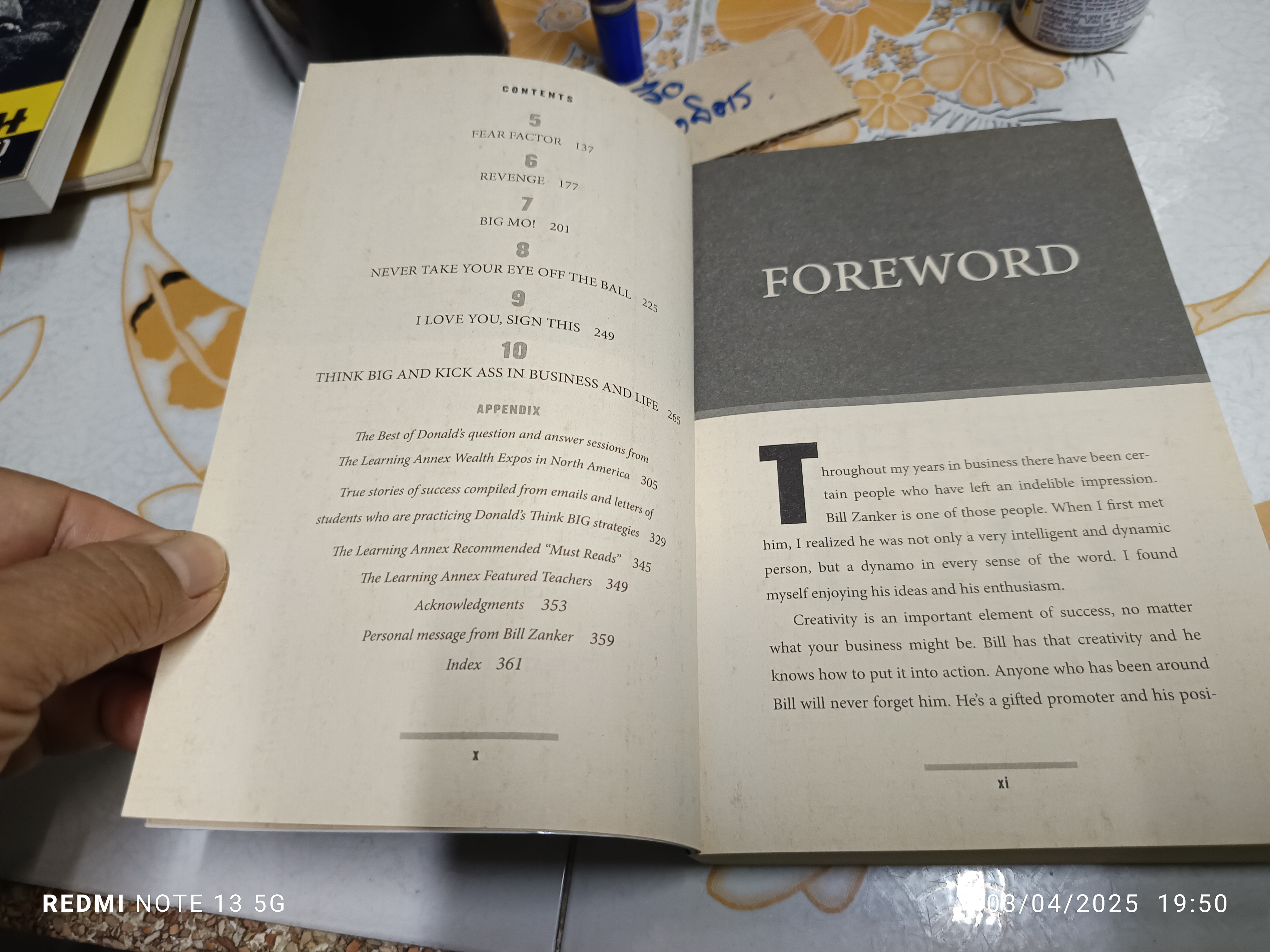 Think Big : Make It Happen in Business and Life HarperCollins Publishers Limited, 2008 / Trump and Bill Zanker