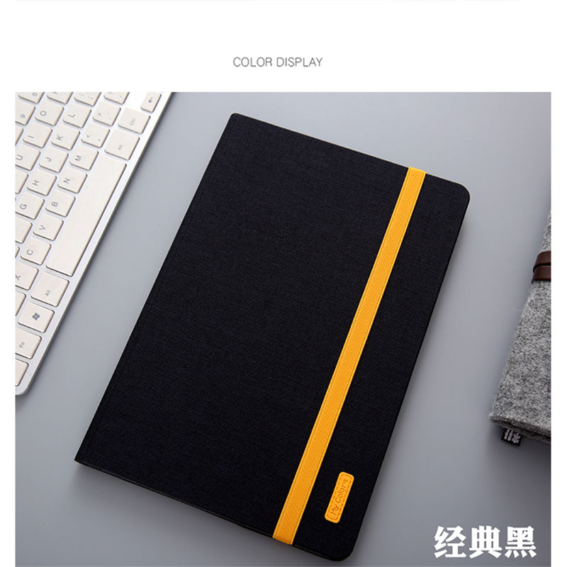 เคส Huawei MediaPad M5 8.4 นิ้ว #เคสฝาพับหนัง PU ผิวผ้าคุณภาพสูง Silicon+Cloth PU Leather Skin