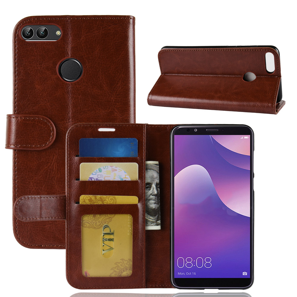 Case Xiaomi Mi 8 Lite #เคสฝาพับหนัง PU ผิวหนังม้าสไตล์กระเป๋าสตางค์ราคาเบาๆสบายกระเป๋า