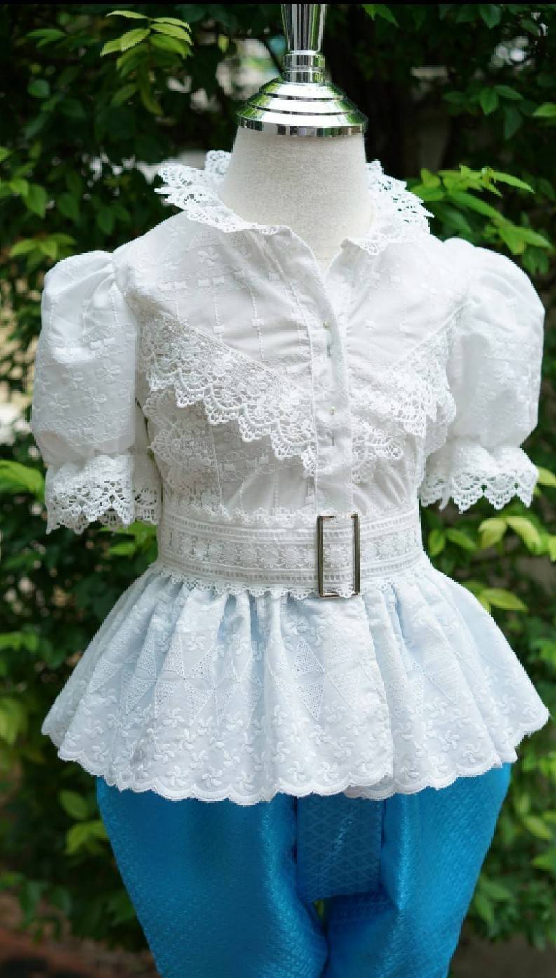 ชุดไทยเด็กหญิง รุ่นละอองฟ้า