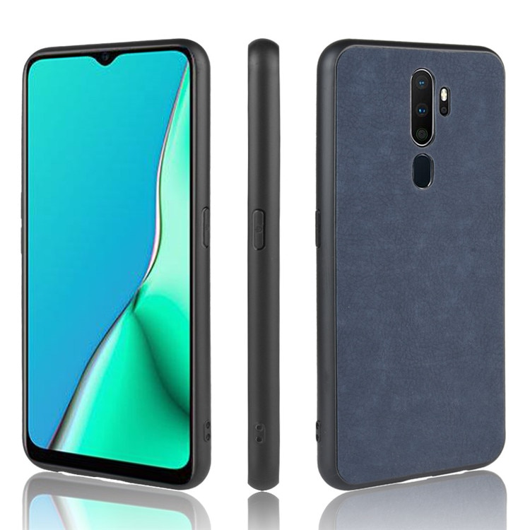 Case OPPO A9 (2020)/A5 (2020) #เคสฝาหลัง TPU เคลือบผิวด้วยหนัง PU