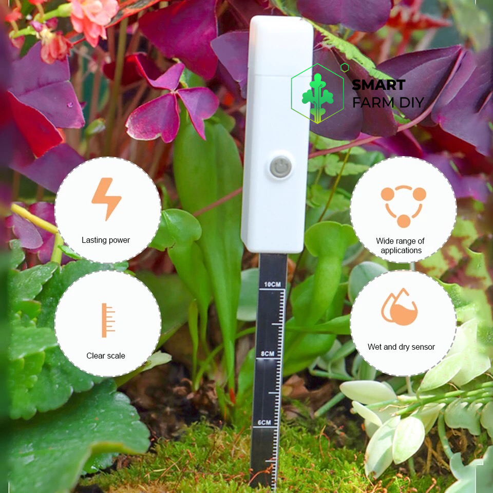 เครื่องวัดความชื้นในดินของพืช Plant Sensor (แบตเตอรี่ AAA)