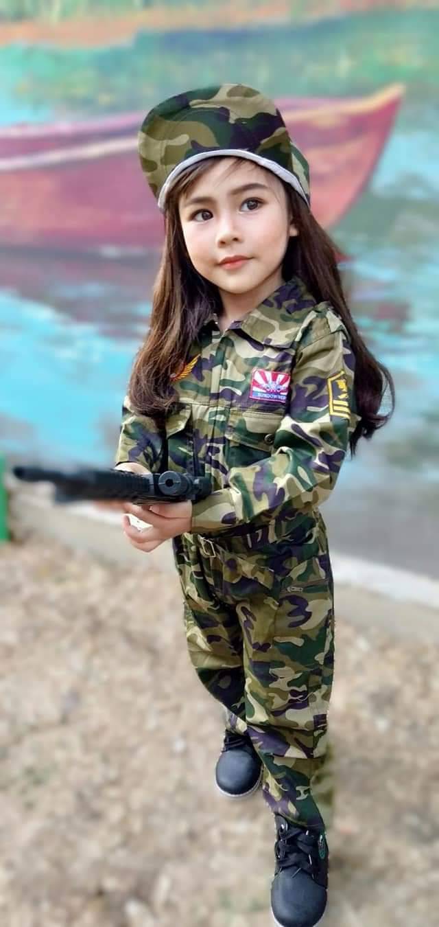 ชุดเด็ก ชุดหมีลายพรางพร้อมหมวก