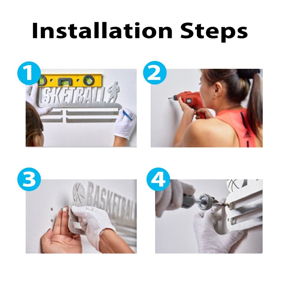 ที่แขวนเหรียญรางวัลสแตนเลส Stainless Steel Medal Holder Display (U01)