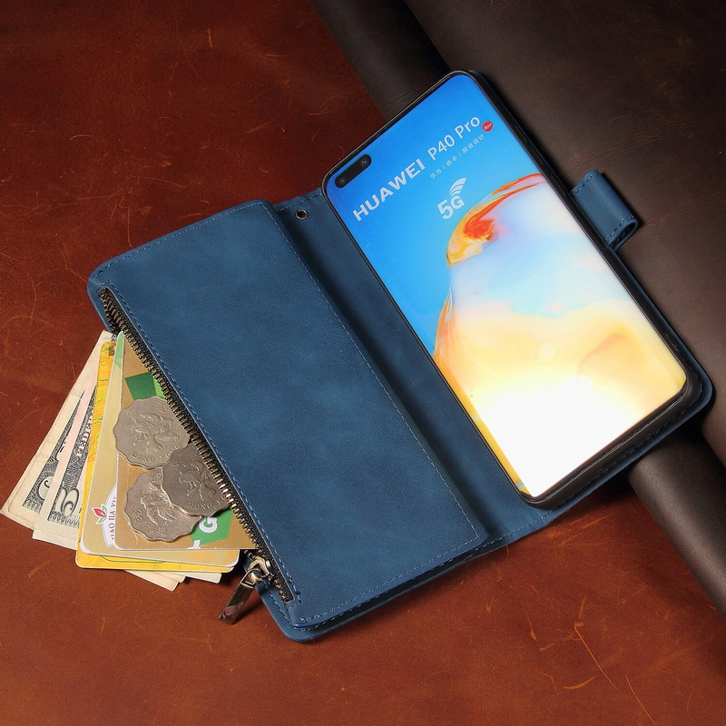 Case Samsung Galaxy A53 5G#เคสฝาพับหนัง PU แบบกระเป๋าสตางค์มีที่เก็บบัตรหลายช่อง Retro Wallet Leather Cover Multi Cards Stand