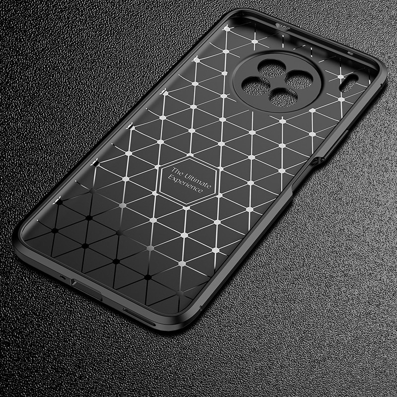 Case Huawei Nova 8i #เคสฝาหลังนิ่ม Carbon Fiber Anti-drop TPU Protection