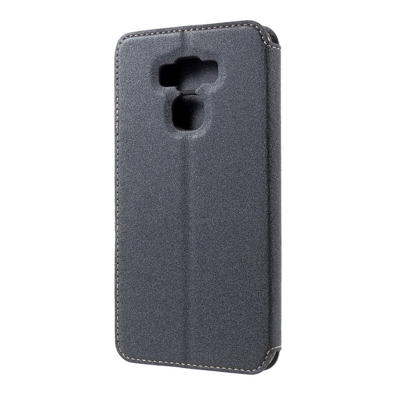 Case Asus Zenfone 3 Max ZC553KL #เคสหนังฝาพับผิวเนื้อทราย Assorted Color Leather Flip Case