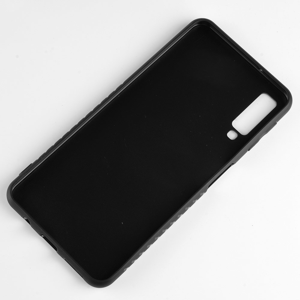 Case Samsung Galaxy A7 (2018) #เคสฝาหลัง TPU Bi-color Splicing Coated PC + TPU Hybrid