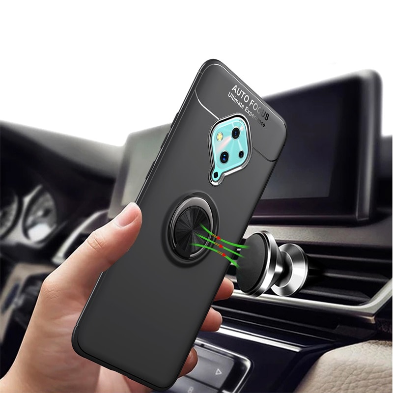 Case Vivo S1 Pro #เคสฝาหลัง TPU Finger Ring Kickstand (แผ่นโลหะแบบ Built-in)