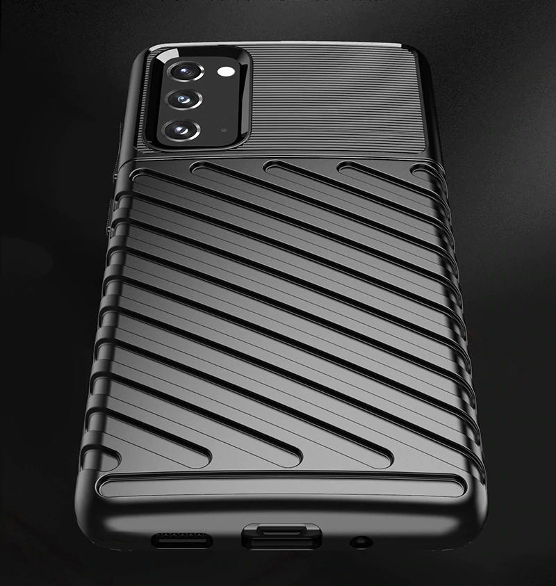 Case Samsung Galaxy M51 #เคสฝาหลัง TPU อ่อน Thunder Series Twill Texture Soft TPU