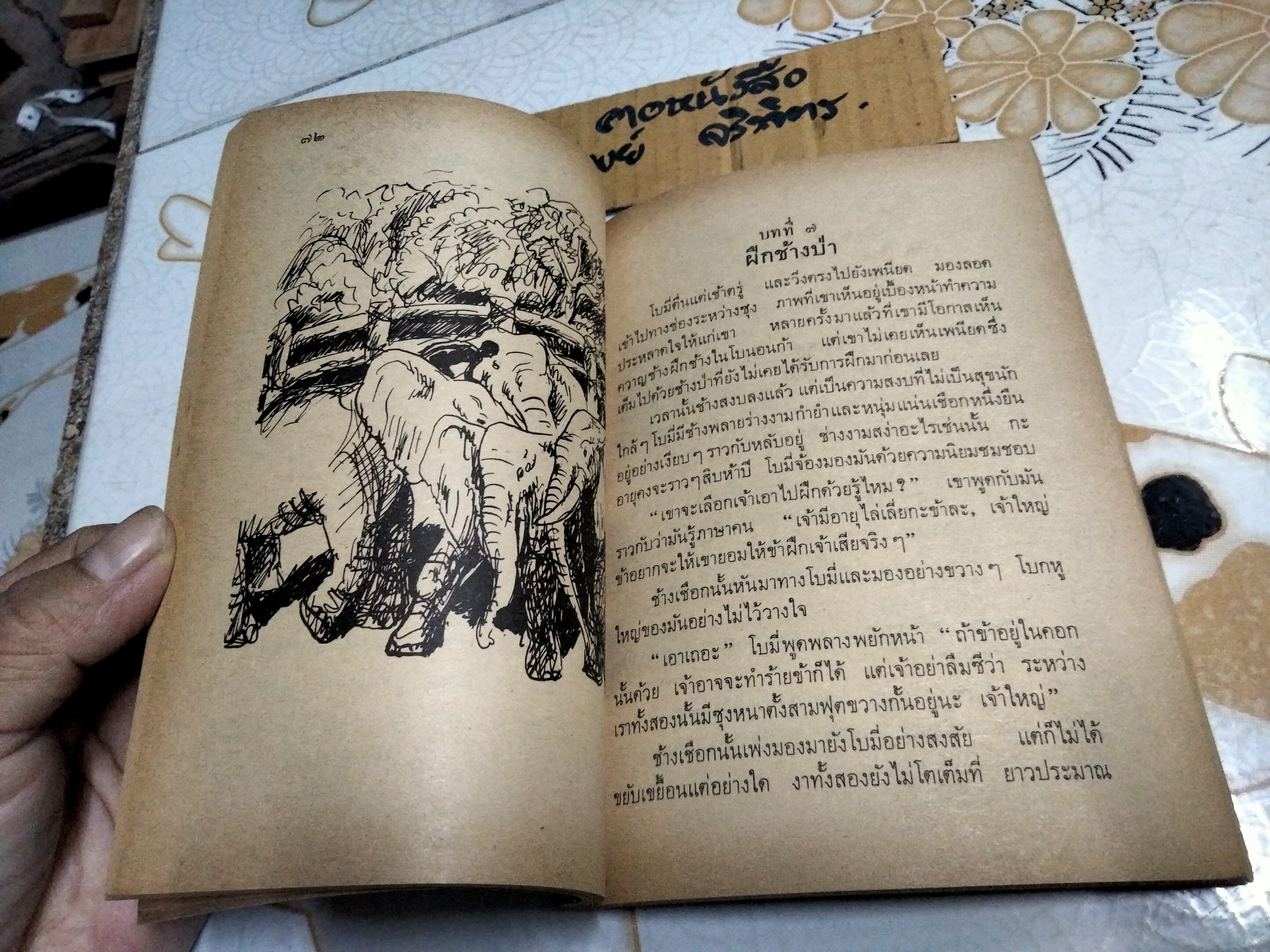 พลายจำปา แปลจาก Jamba , The Elephant โดย ธีโอดอร์ เจ. วอลเดค แปลโดย ลมุล รัตตากร