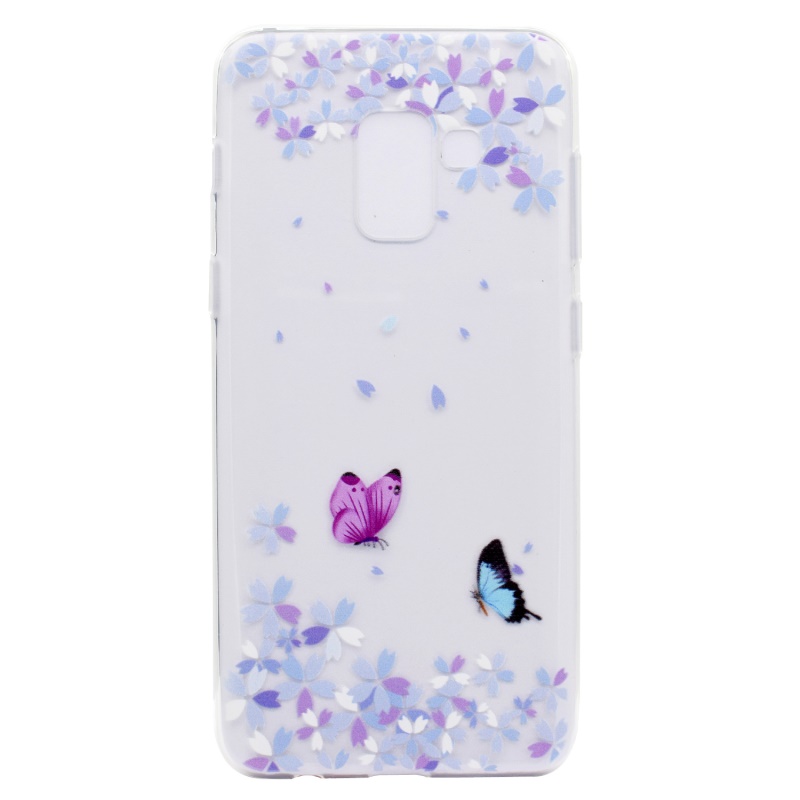เคส Galaxy A8 (2018) #เคสฝาหลัง TPU นิ่มใสพิมพ์ลายน่ารักๆ