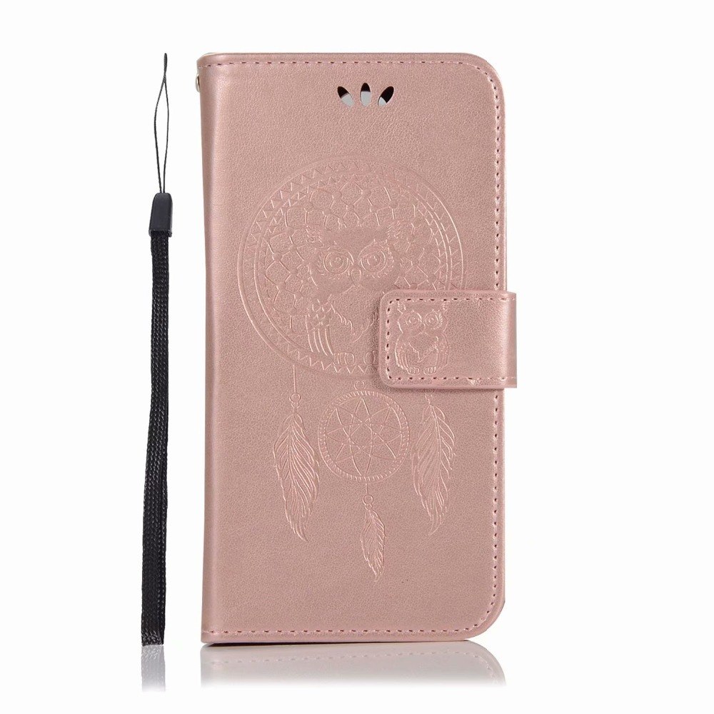 Case Nokia 3.1 #เคสฝาพับแบบกระเป๋าสตางค์ฝาพับหนัง PU ลายนกฮูก Dream Catcher Owl
