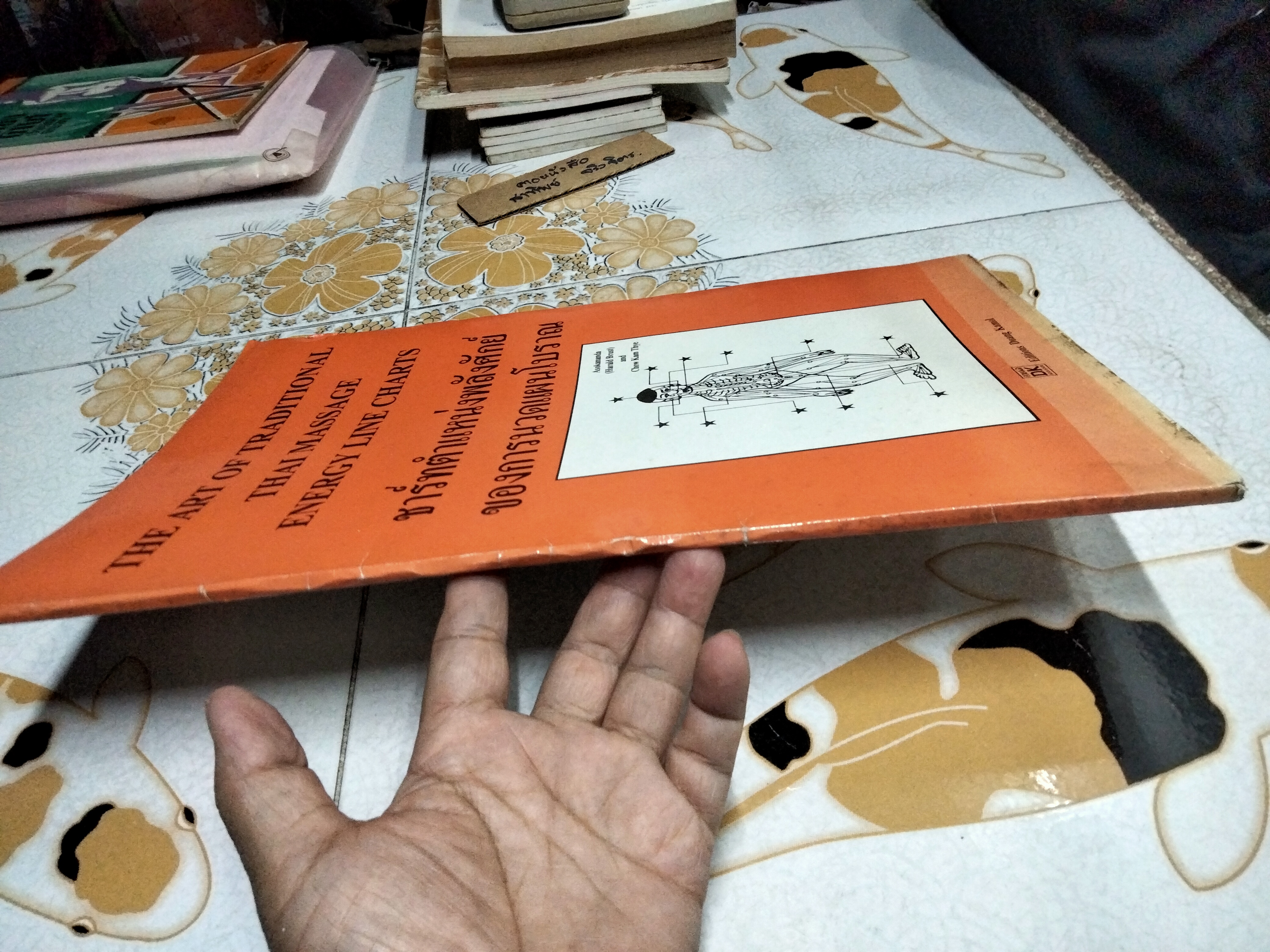 ชาร์ทตำแหน่งพลังศักย์ของการนวดแผนโบราณ The art of traditional Thai massage energy line charts - Asokananda **สินค้าหมด**