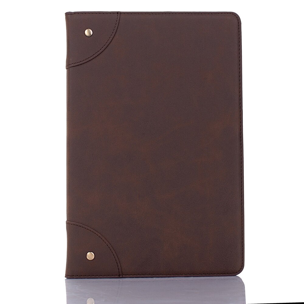 Case Samsung Galaxy Tab S6 Lite 10.4 SM-P610 P615 P617 #เคสฝาพับหนัง PU ผิวหนังม้าสไตล์ Retro แบบกระเป๋าสตางค์สมาร์ท Crazy Horse Texture Retro PU Leather