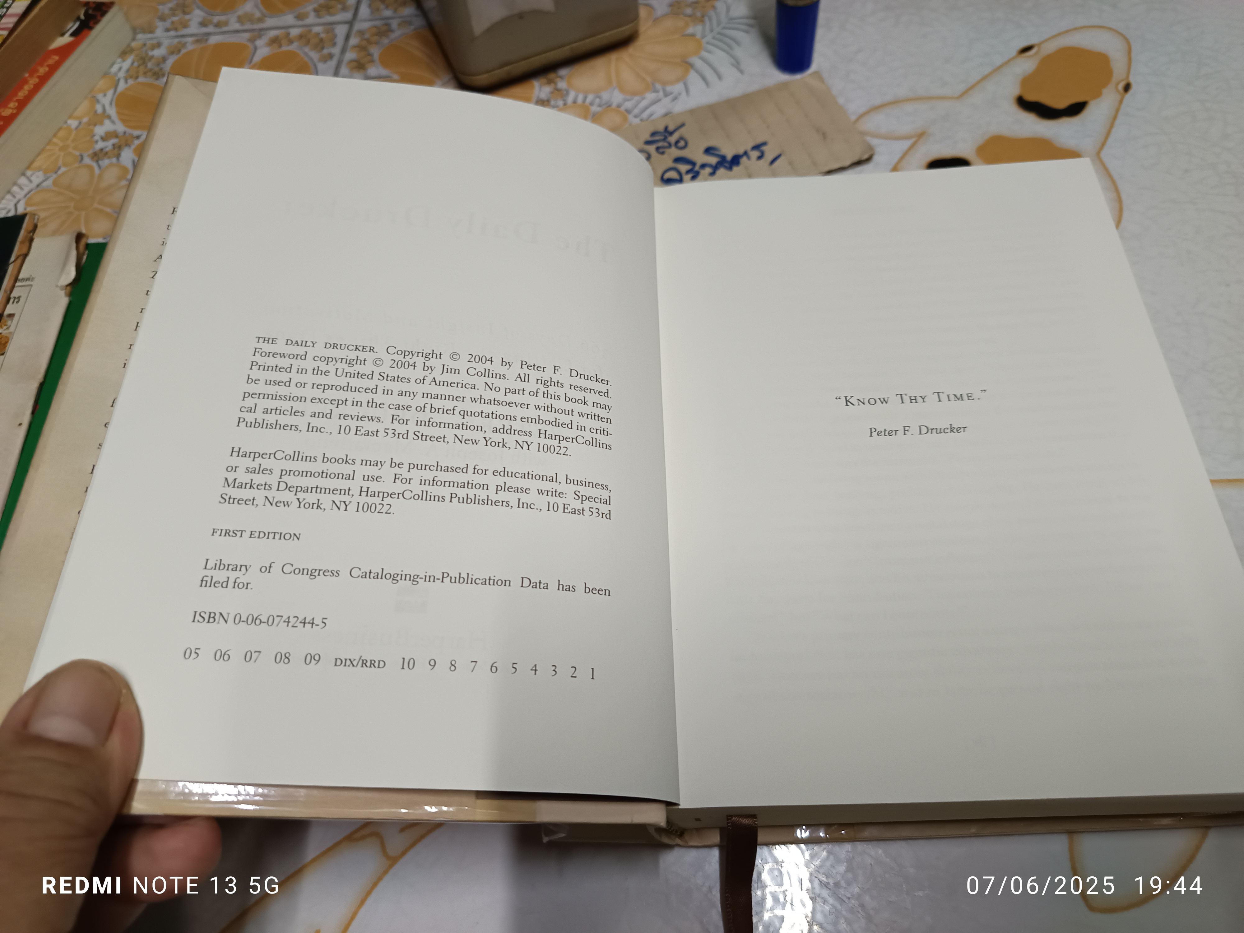 The Daily Drucker : 366 Days of Insight and Motivation for Getting the Right Things Done By Peter F. Drucker