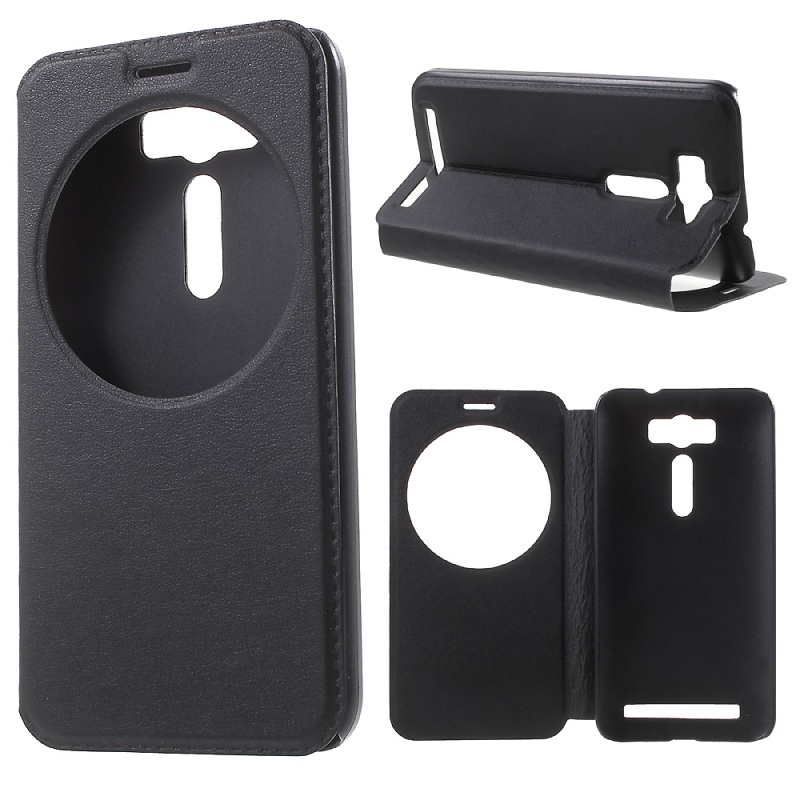 Case Asus Zenfone 2 Laser ZE500KG ZE500KL 5.0 นิ้ว เคสฝาพับมีช่องวิวสีสันสวยงาม