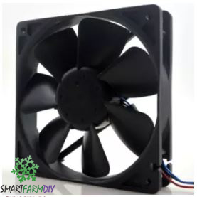 พัดลมระบายอากาศ 12VDC CASE PC FAN PC 12cmX12cm (4.5'') black