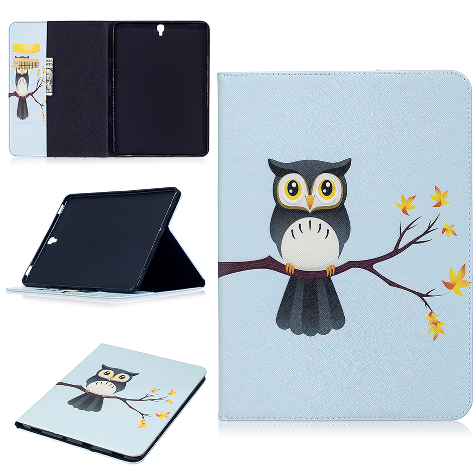 เคสซัมซุงTab S3 9.7นิ้ว #เคสหนัง PU สไตล์กระเป๋าสตางค์พิมพ์ลวดลายสวยงาม