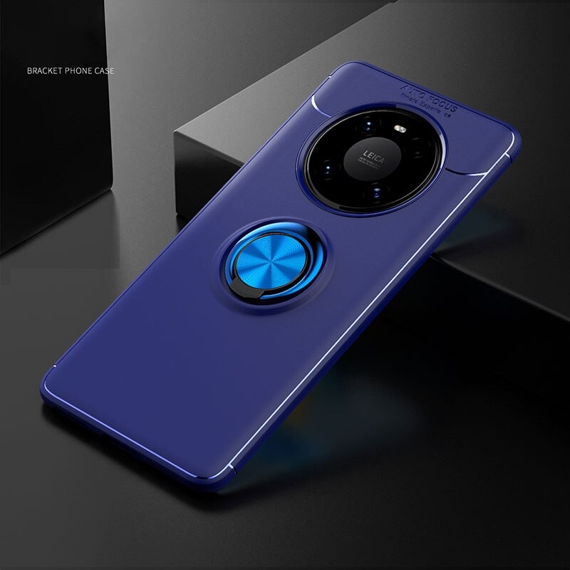 เคส Huawei Mate 40 Pro #เคสฝาหลัง TPU นิ่มมีแหวนสวมนิ้ว Finger Ring Kickstand