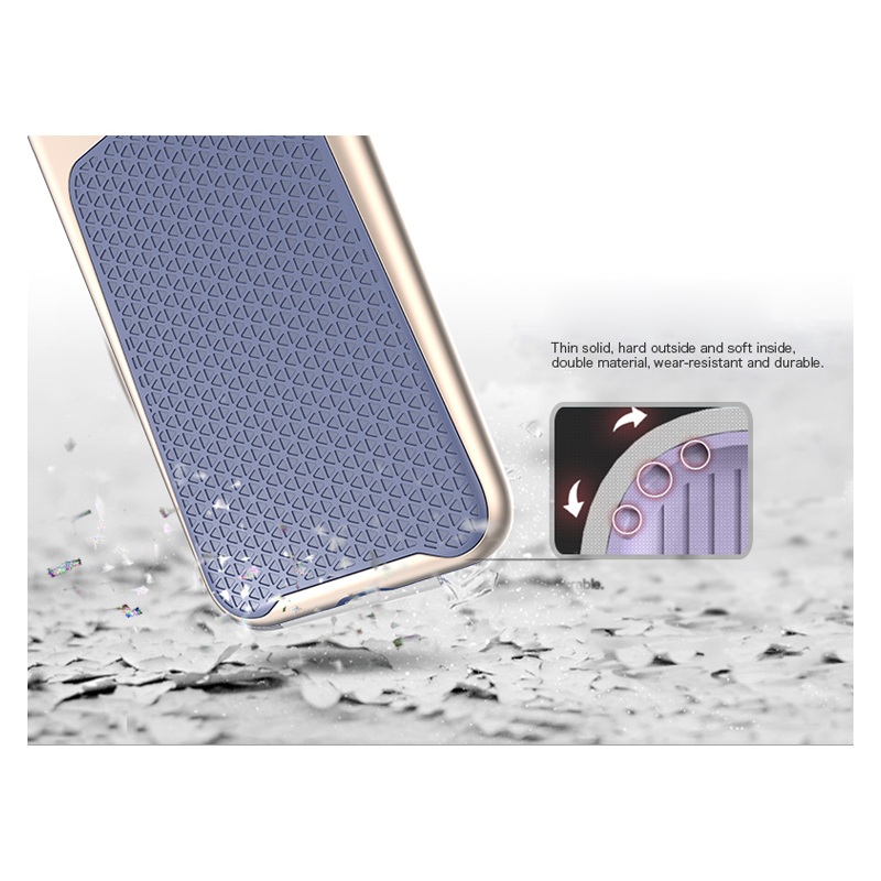 case iphone 7 เคสฝาหลัง USAMS Knight Series เคสไฮบริด Plastic+TPU เคสแข็งแรงทันสมัย