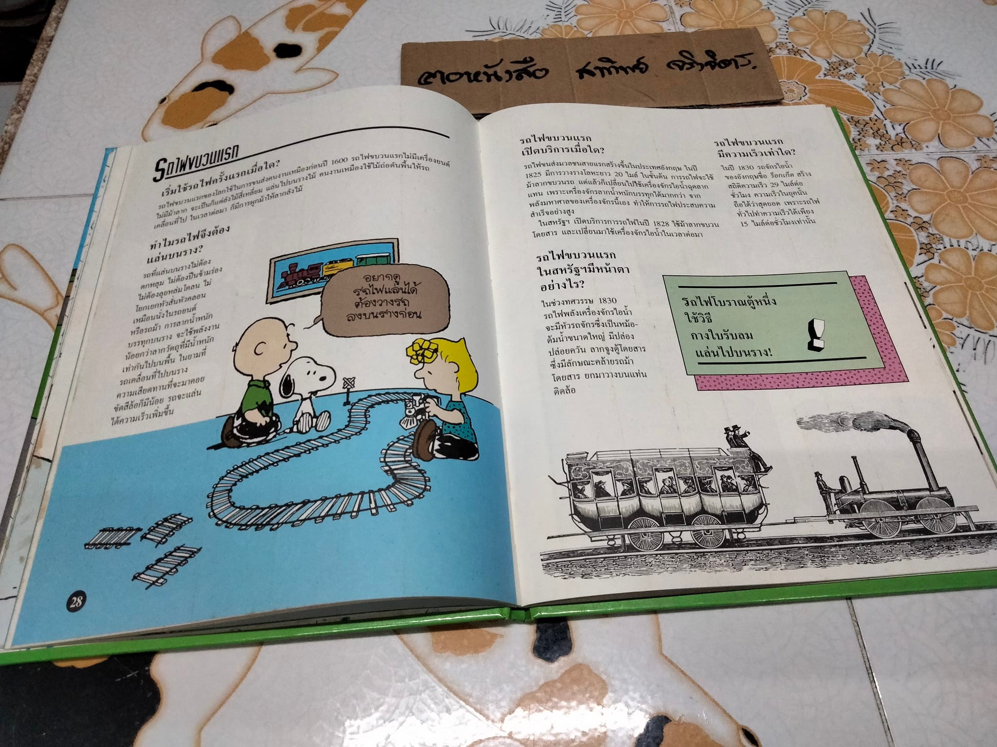 สารานุกรมแสนสนุกของ ชาร์ลี บราวน์ - ชุดที่ 1 ลำดับที่ 5 ยานติดล้อ - รถจักรยานรถยนต์ รถไฟ และอื่นๆ (ปกแข็ง) **สินค้าหมด**