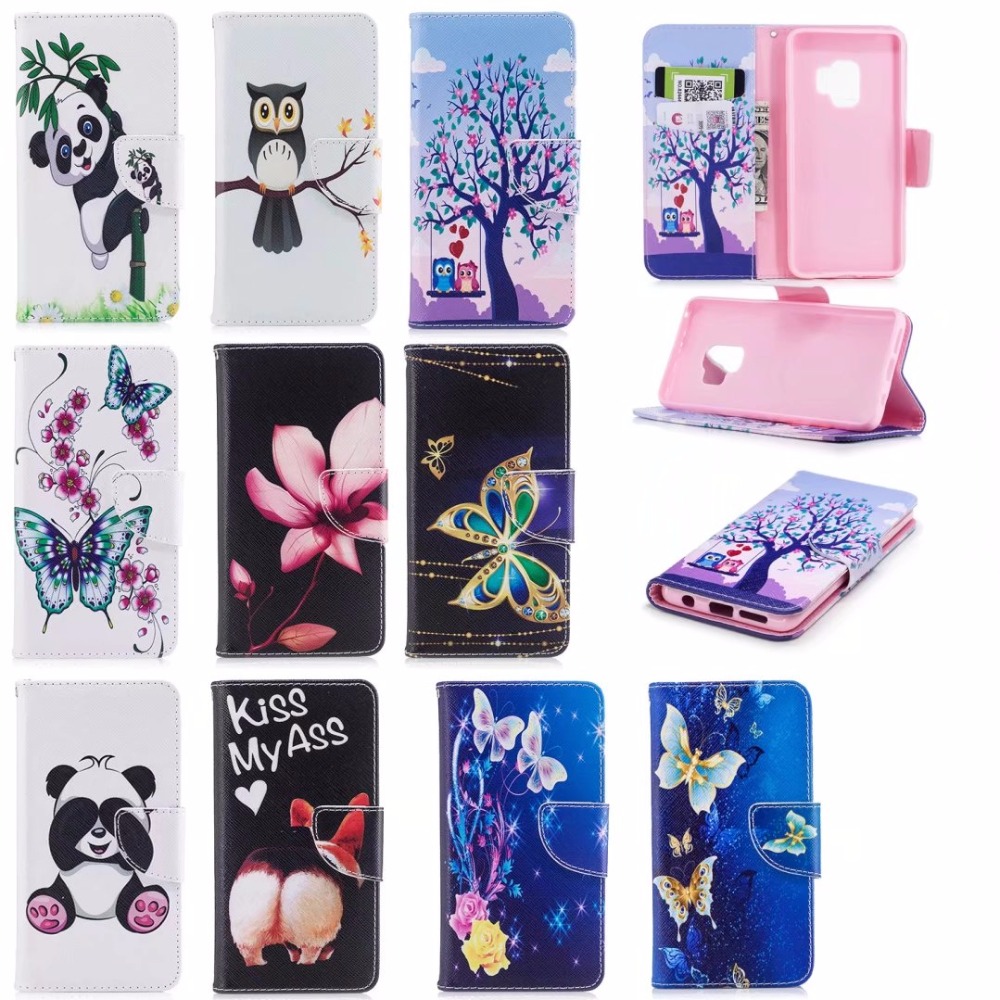 Case Huawei P20 Lite/Nova 3e #เคสฝาพับสไตล์กระเป๋าสตางค์พิมพ์ลายสวยๆ Pattern Printing Magnetic Leather