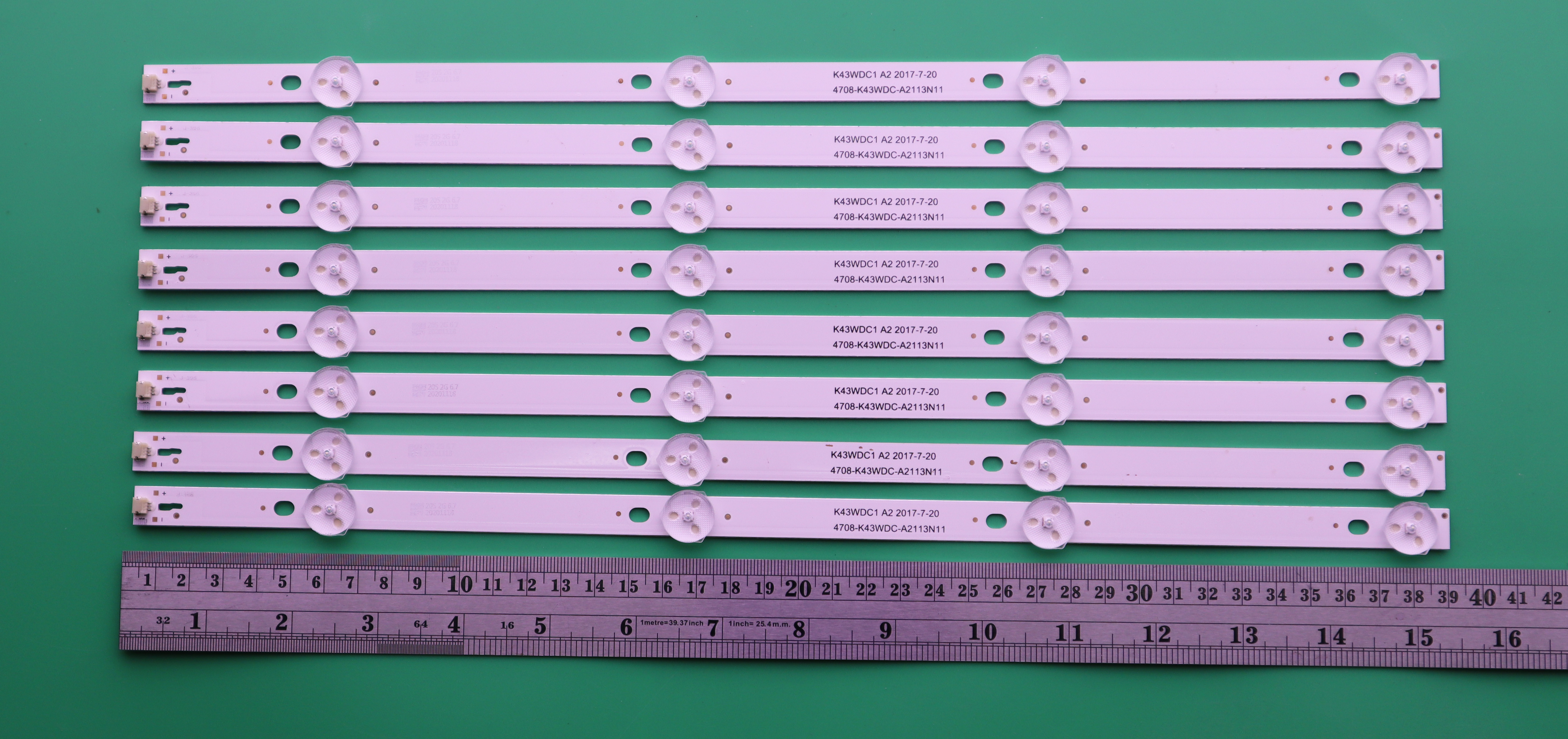 PHILIPS 43 43PUT6002/67 43PFT5853S FAMILY LED43D-T2 บางรุ่น 4 led x 8 แถว