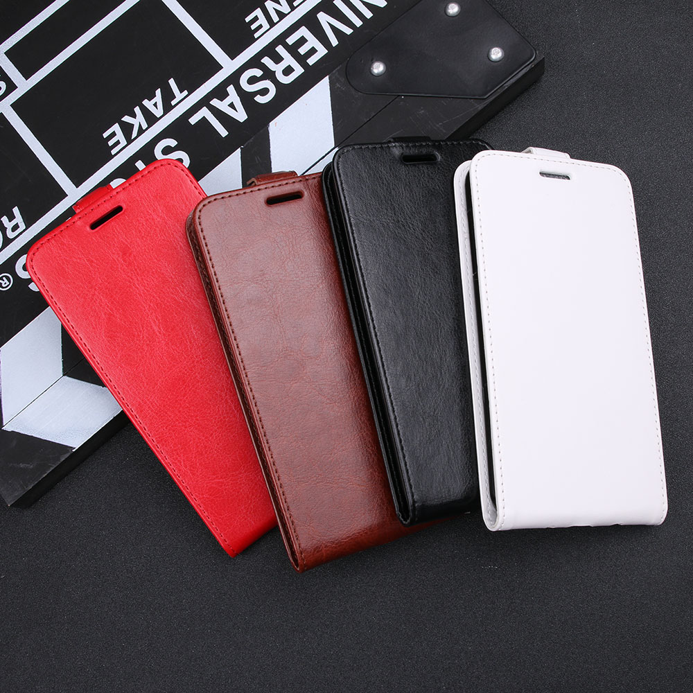 เคส Huawei Y3 (2017) #เคสฝาพับแนวตั้ง Crazy Horse พร้อมช่องใส่การ์ดสวยๆ
