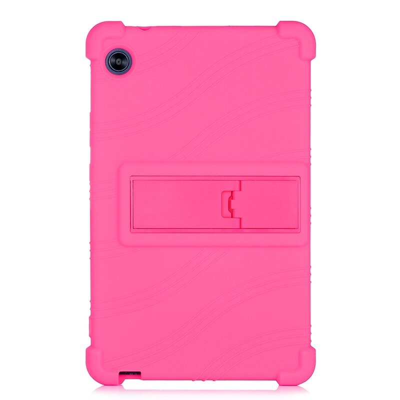เคส Huawei MatePad T8 8 นิ้ว #เคสฝาหลังซิลิโคนนิ่มมีขาตั้ง Soft Silicone Case Back Cover with Stand