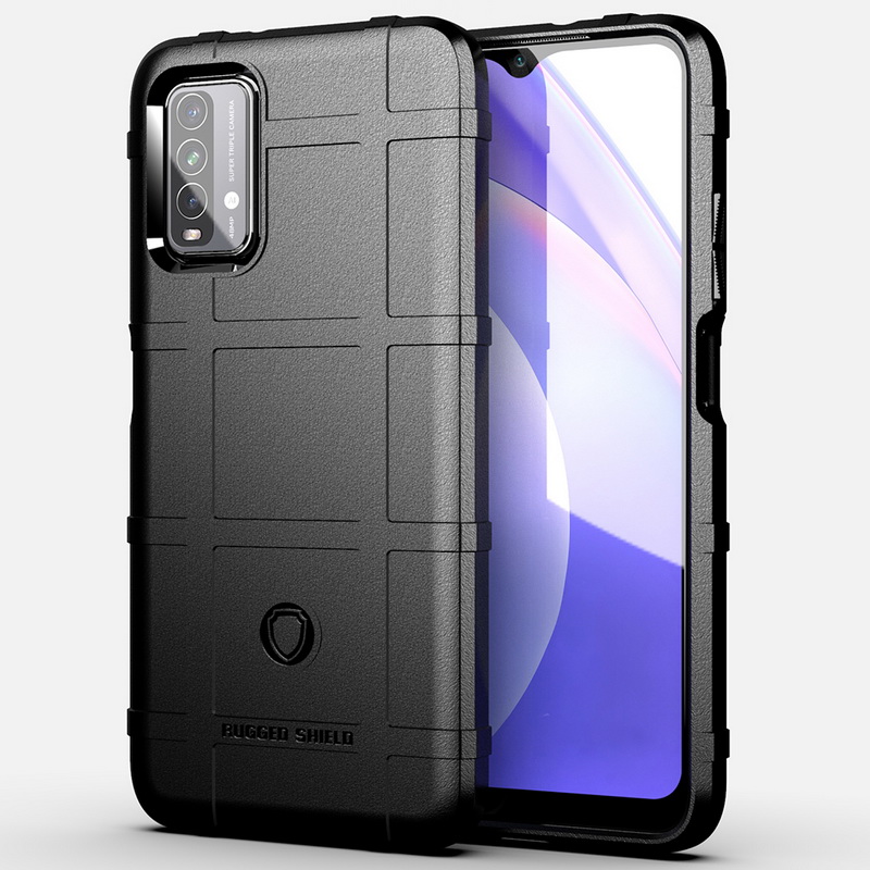 เคส Redmi 9T #เคสฝาหลัง Rugged Shield Series Soft Silicone Shock Absorption Matte กันกระแทก