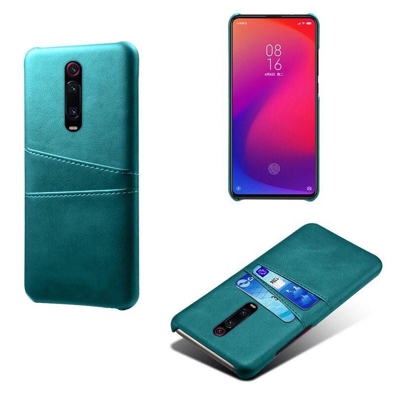 เคส OnePlus 7 Pro #เคสฝาหลังหุ้มหนัง Double Card Slots PU Leather Coated