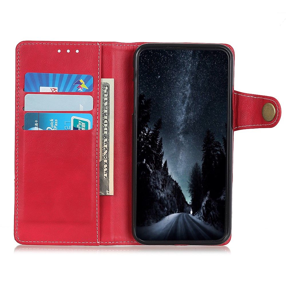 Case Redmi Note 8 Pro #เคสฝาพับ S-shape Textured PU Leather Wallet